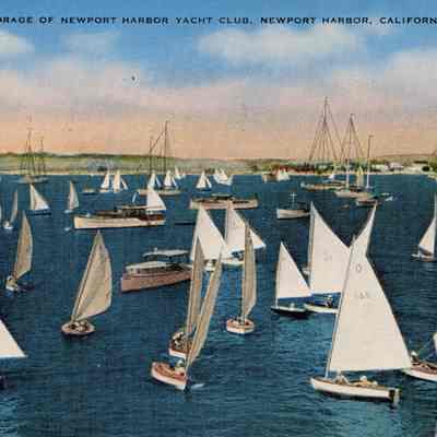 Anchorage of Newport Harbor Yacht Club, Newport Harbor California 42