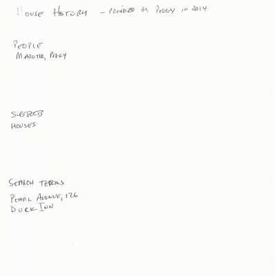 126 Pearl Avenue History