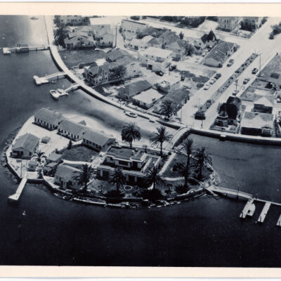 Collins Island Aerial Postcard