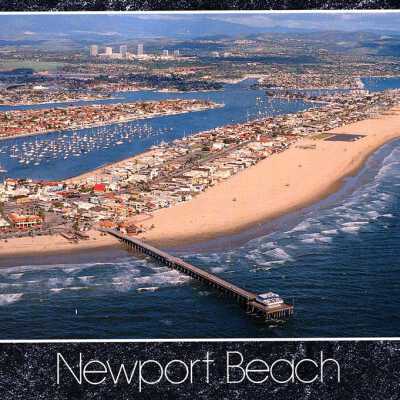 Birds-Eye View of Newport Beach