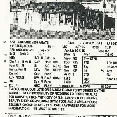 498 Park & 203 Agate
