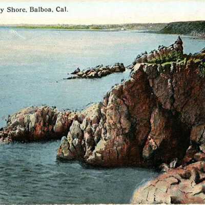 Along the Bay Shore, Balboa, Cal.