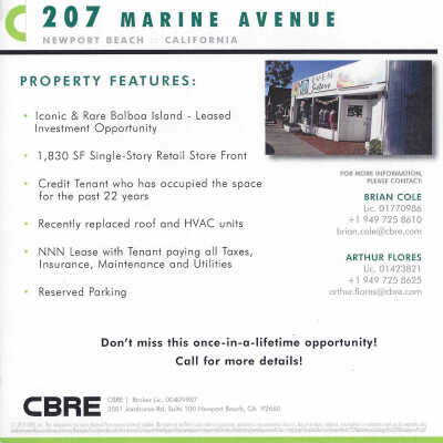 207 Marine Avenue - Advertisement