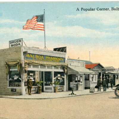 A Popular Corner, Balboa, California