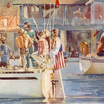 Natives of Newport by Ruth Hynds Postcard