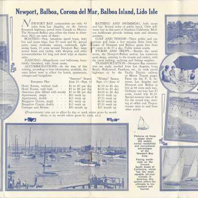 Newport-Balboa Sales Brochure