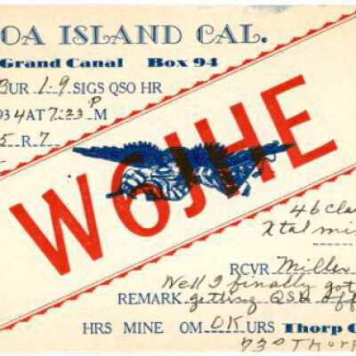 QSL Card from 331 Grand Canal Radio Operator