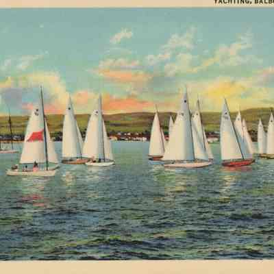 Yachting, Balboa, California GA-H198