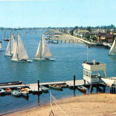 Balboa island- Newport Harbor, California
