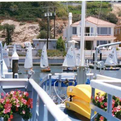Sailing on Newport Bay
