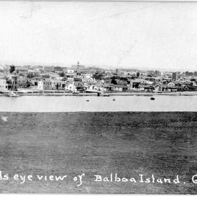 Birds eye view of Balboa Island. G10