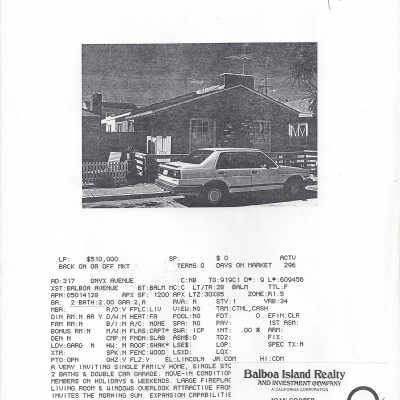 317 Onyx Avenue - Advertisement