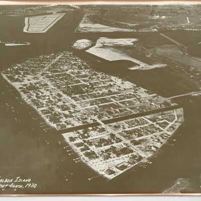 1930 Aerial of Balboa Island