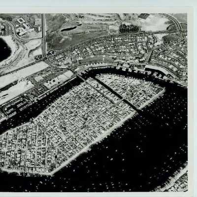 Aerial Photo of Balboa Island 1971