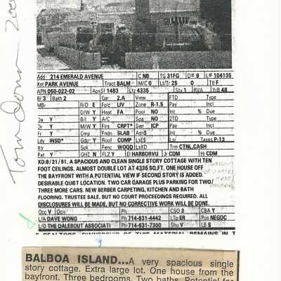 Listing for 214 Emerald Avenue: Origformat: Print-Photographic