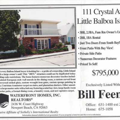 111 Crystal Avenue - Advertisement