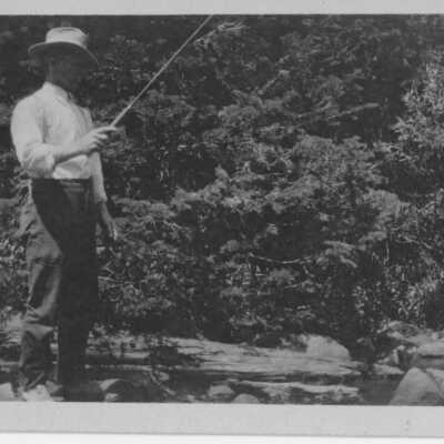 Ralph Blackburn Fishing in Big Cottonwood Canyon
