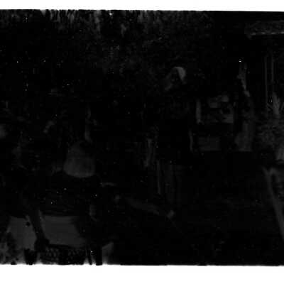 Female Model at the Marine Avenue Fashion Show: Origsize: 4.25 x 3 inches; Origformat: Negative; Resolution: 4x6, 300 d