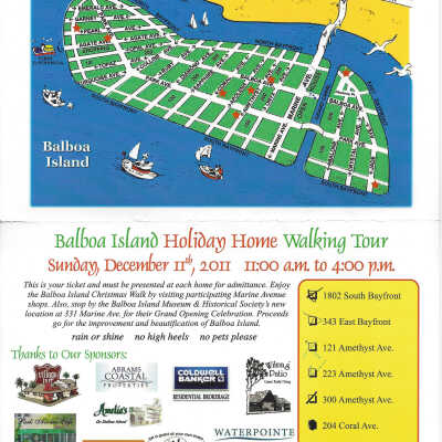Holiday Home Walking Tour, 2011