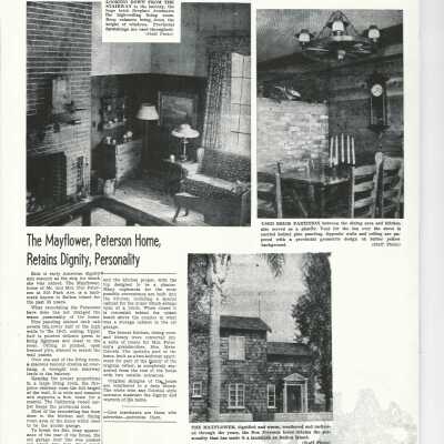The Mayflower, Peterson Home, Retains Diginity, Personality