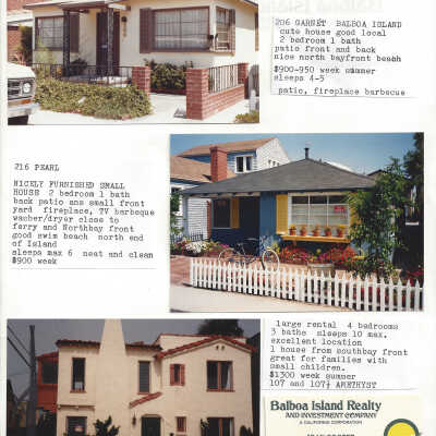 206 Garnet Avenue, 216 Pearl Avenue, 107 &107 1/2 Amethyst Avenue - Advertisement