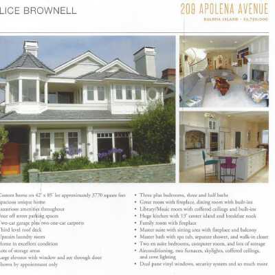 Real Estate Brochure for 209 Apolena and 225 Opal