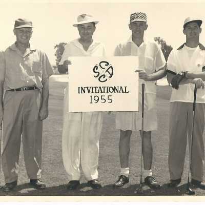 Golfers Posed at 1955 SCCA Invitational