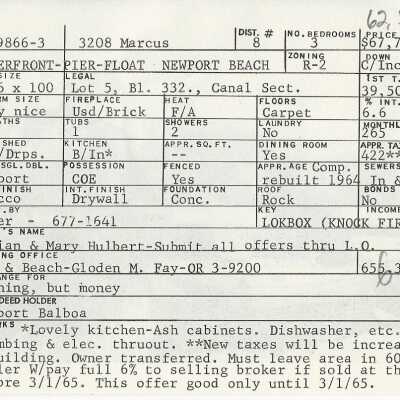 3208 Marcus Avenue Info Card