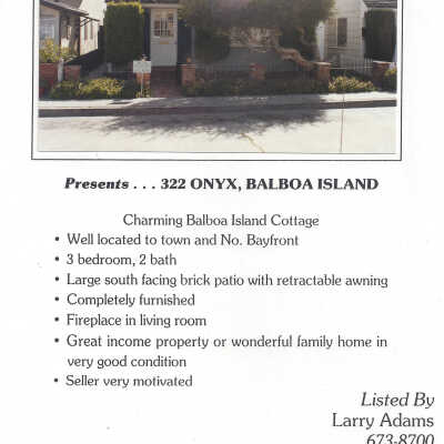 322 Onyx Avenue - Advertisement