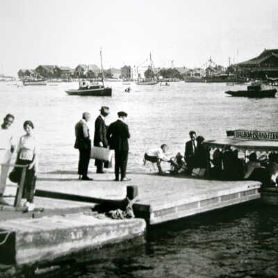 People Loading onto the Islander Ferry