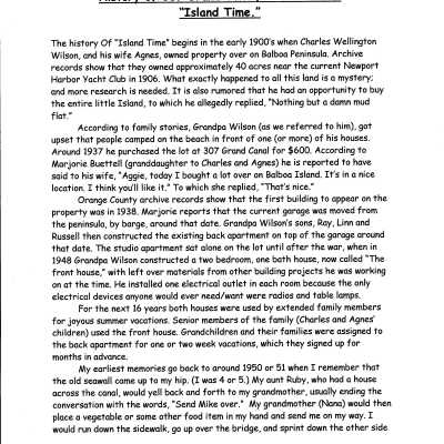 History of 307 Grand Canal