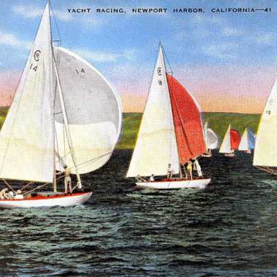 Yacht Racing, Newport Harbor, California- 41
