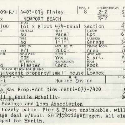 3403 Finley Avenue Info Card