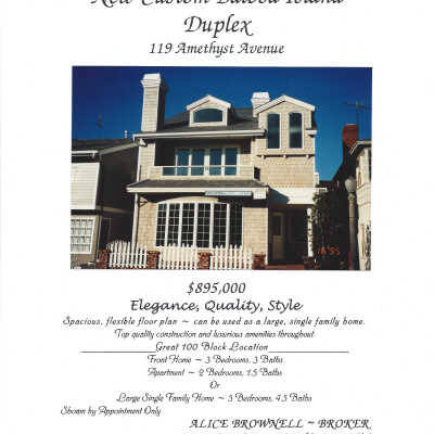 119 Amethyst Avenue - Advertisement