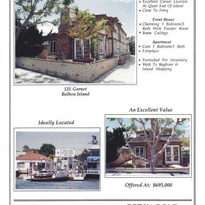 125 Garnet Avenue - Advertisement