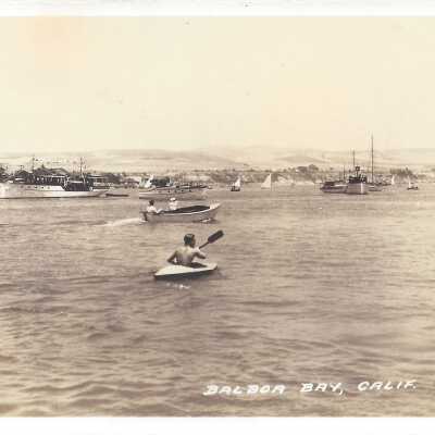 Balboa Bay, Calif. - Postcard by Frasher's Inc., Pomona, Calif.