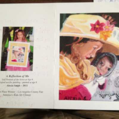 Alexia's greeting card