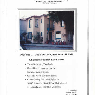 303 Collines Avenue real Estate Brochure