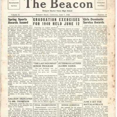 The Beacon Newspaper, 1939-1940