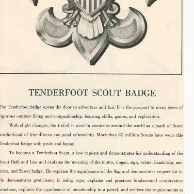 Tenderfoot Scout Badge