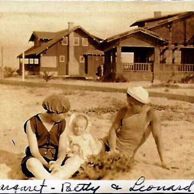 Betty Ruegg and Parents Photo