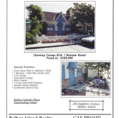 204 Sapphire Avenue - Advertisement