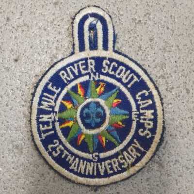 Ten Mile River Scout Campes 25th Anniversary Badge