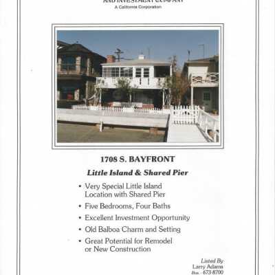 1708 South Bayfront - Advertisement