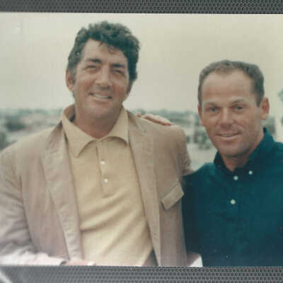 Bert Minshall with Dean Martin