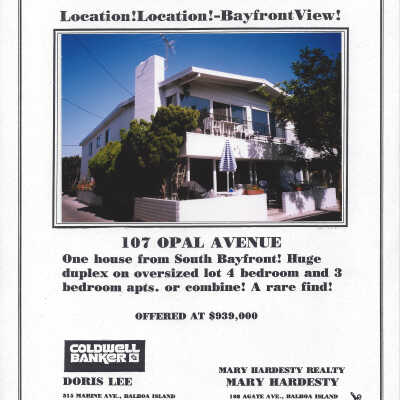 107 Opal Avenue - Advertisement