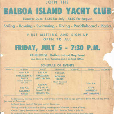 Flyer Inviting Boys and Girsl to Join the BIYC