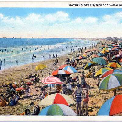 Bathing Beach, Newport-Balboa, California
