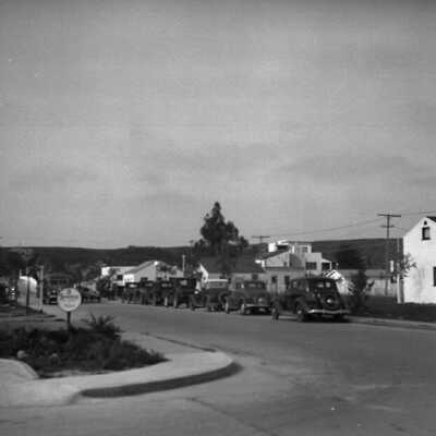 East Side of 300 Block of Marine Ave, 1937