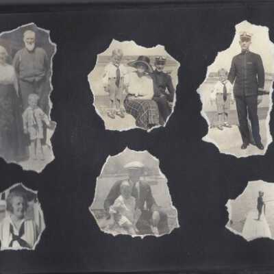 Top, left photo: Sarah, Lewis, Neal. Center, top: Bonibel and her boyfriend